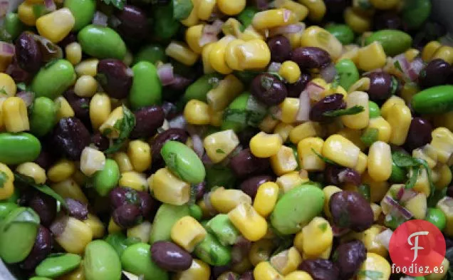 El Cilantro Succotash Quesadillas