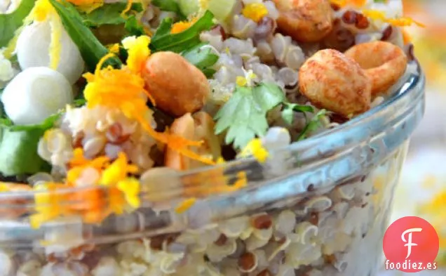 Quinua Remojada con Cilantro y Miel