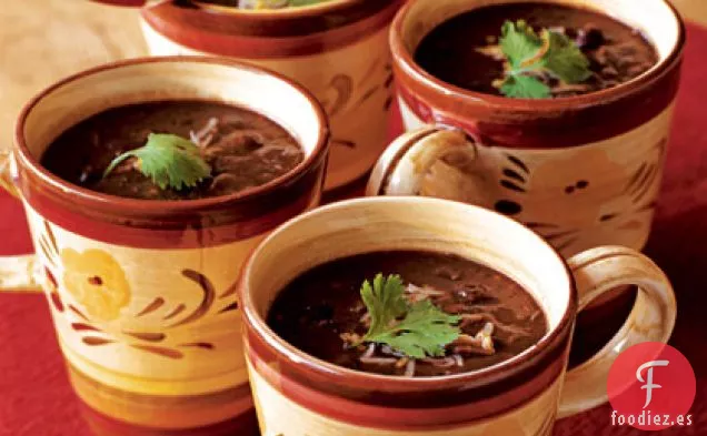 Sopa de Frijoles Negros