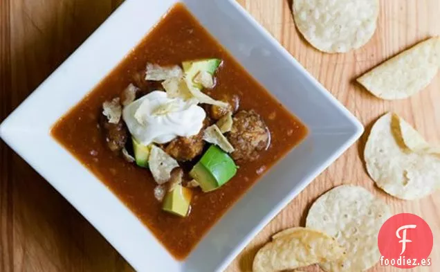 Sopa Mexicana de Albóndigas