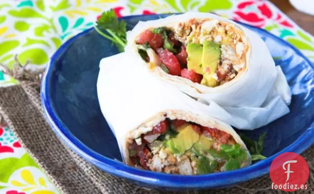 Burritos de desayuno Veganos de 10 minutos