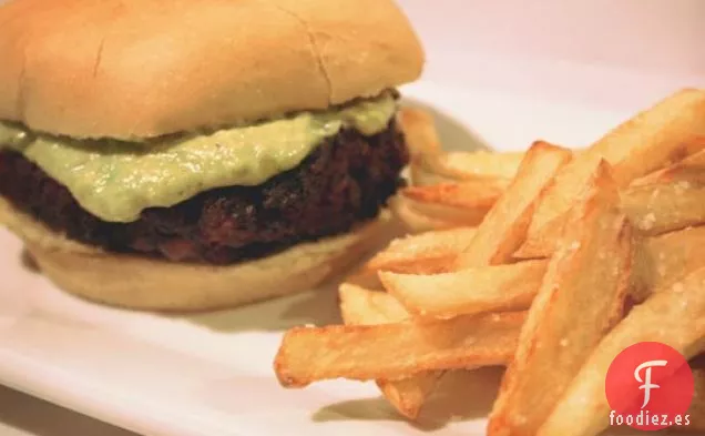 Hamburguesa de frijoles sin carne
