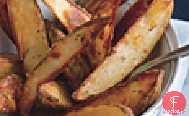 Rodajas de Patata Asada con Mayonesa de Cilantro y Lima