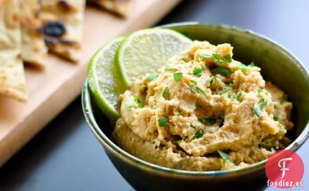 Hummus De Jalapeño Asado Y Lima