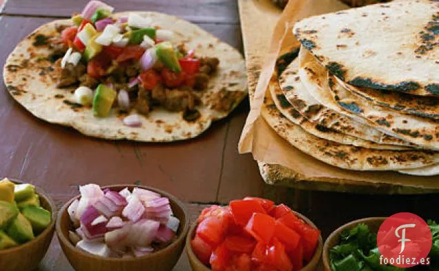 Fajitas de Cerdo Desmenuzadas