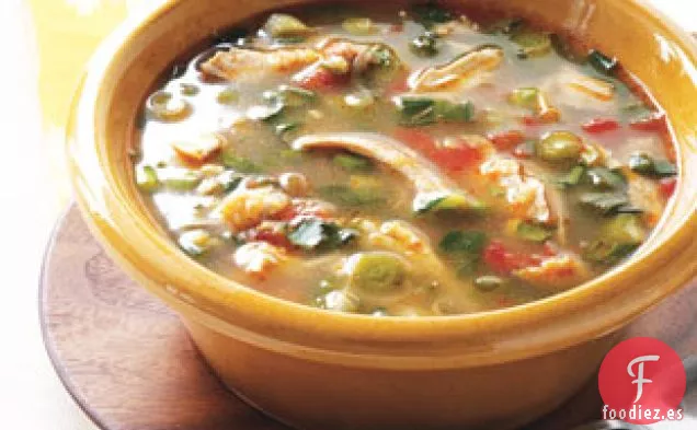 Sopa De Pollo Y Maíz