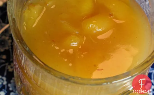 Cobertura de Panqueques de Durazno Grueso