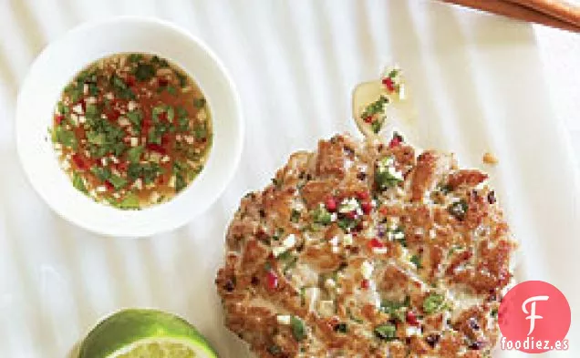 Hamburguesas De Atún Fresco Con Jengibre Y Cilantro