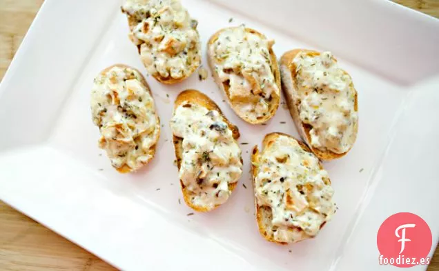 Crostini de Manzana y Nuez