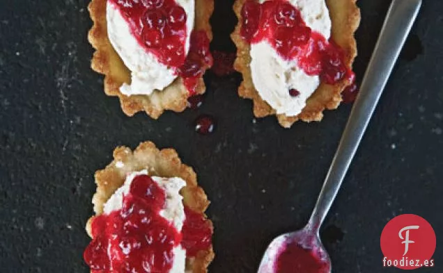 Tartaletas de crema de almendras
