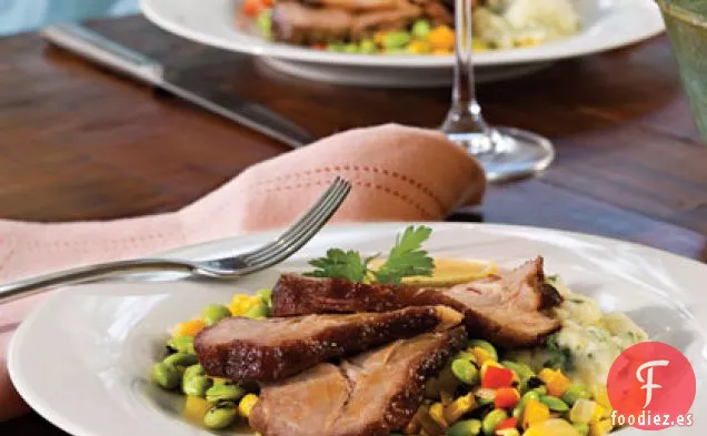 Carne de Cerdo Asada con jugo