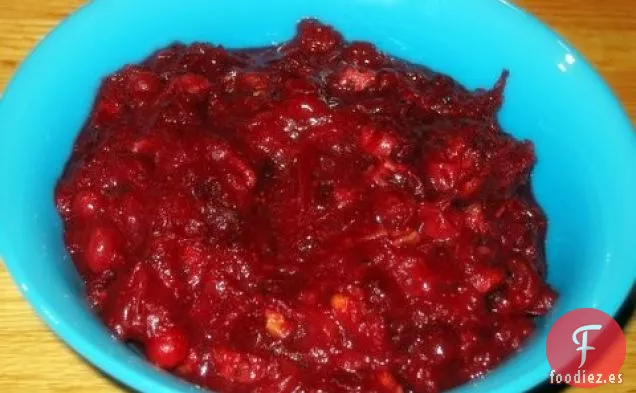 Salsa de Arándanos y Naranja