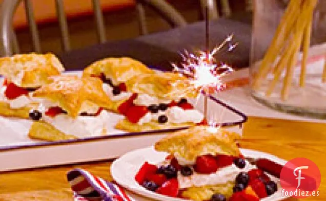 Pasteles en forma de estrella