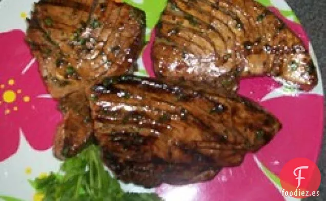 Cilantro De Lima A La Parrilla Con Glaseado De Miel