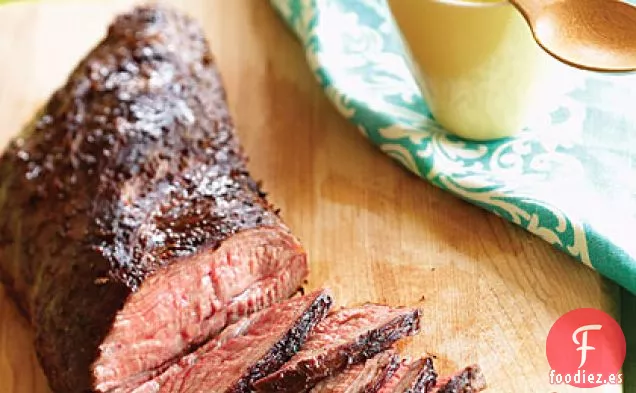 Triple punta a la parrilla con Salsa de Mojo Cubano