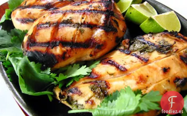 Fajitas de Pollo con Limón y Tequila