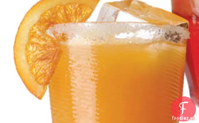 Ponche De Sidra Espumosa Y Cara Cara De Naranja