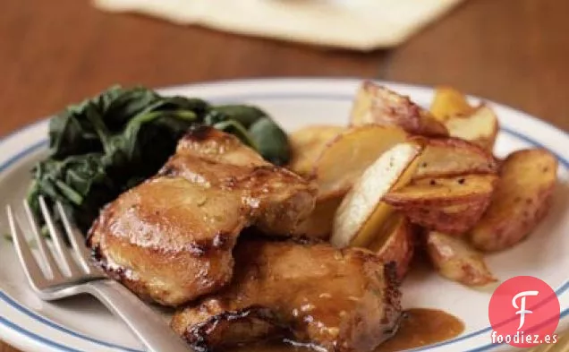 Muslos de Pollo Glaseados con Cítricos
