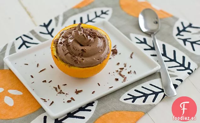 Mousse de Chocolate con Cardamomo de Naranja