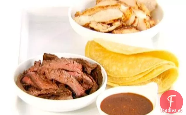 Fajitas de Pollo y Carne