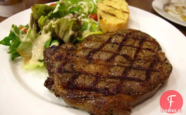 Receta de Filete de Costilla Frotado con romero