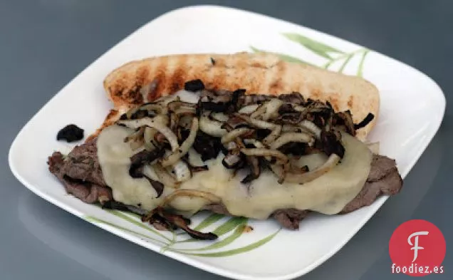 Bocadillos de Carne de Queso a la Parrilla