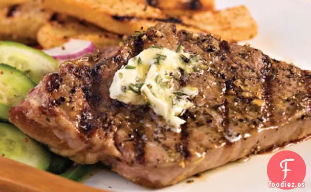 Filete De Tiras Con Mantequilla De Romero