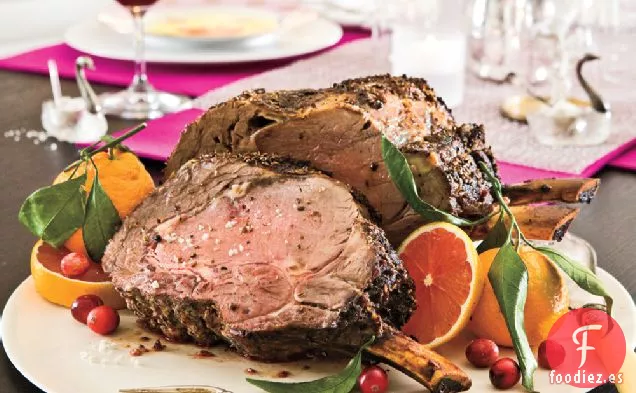 Costilla Asada con Costra de Hinojo