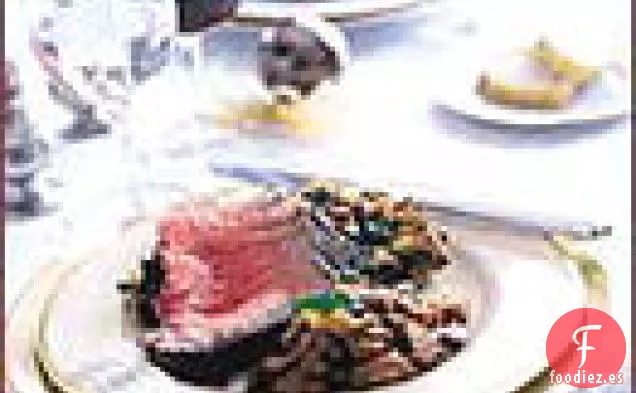 Costilla Asada Con Costra de Cilantro