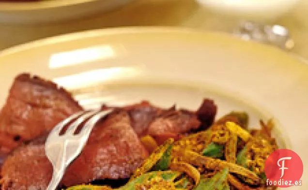 Filete de Flanco con especias Tandoori