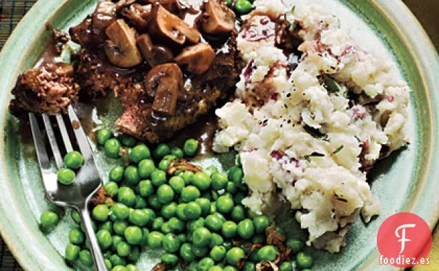 Filete de Salisbury con Salsa de Champiñones