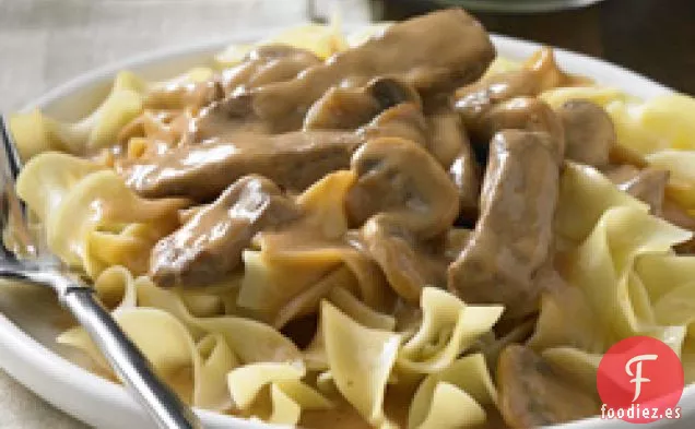 Stroganoff De Carne Rápida Para Dos