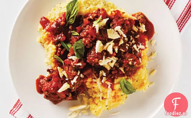 Ternera Italiana con Polenta