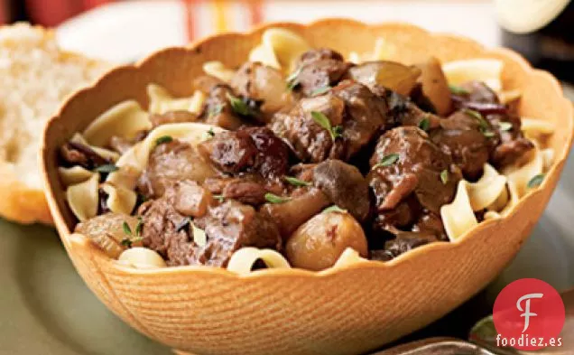 Estofado de Ternera de Arándano de Otoño