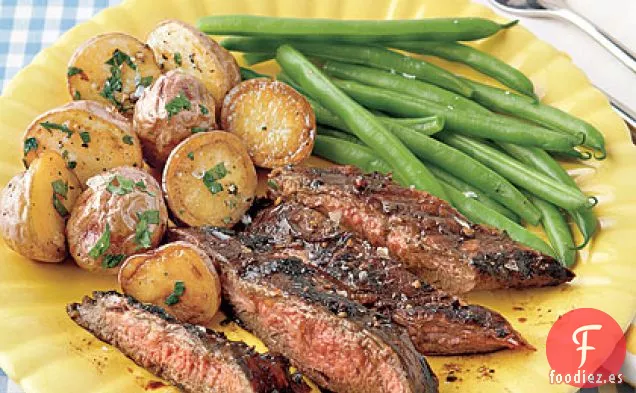 Bistec de Flanco Marinado con Balsámico