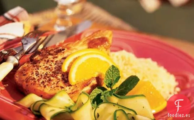 Chuletas de Cerdo con Comino y Naranja