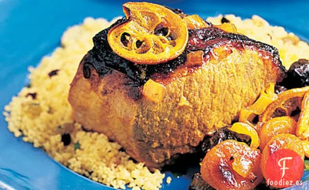 Lomo de Cerdo Marroquí con Frutas Secas y Limones