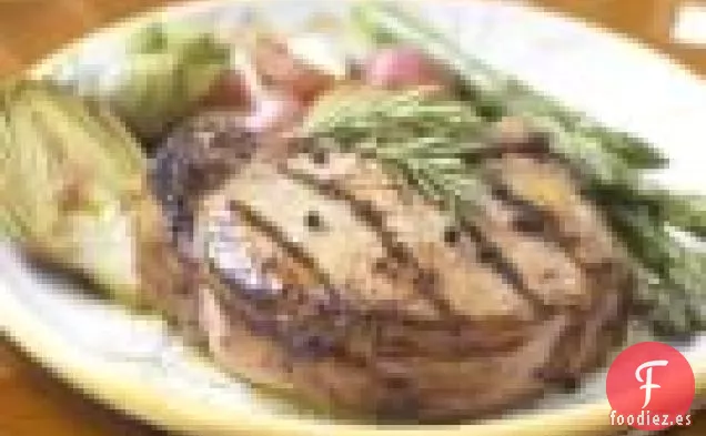 Chuletas de Cerdo En Salmuera A La Parrilla