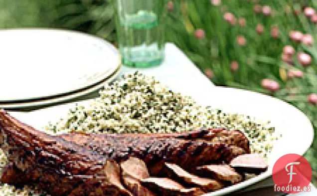 Lomo De Cerdo Con Glaseado De Melaza Y Cuscús