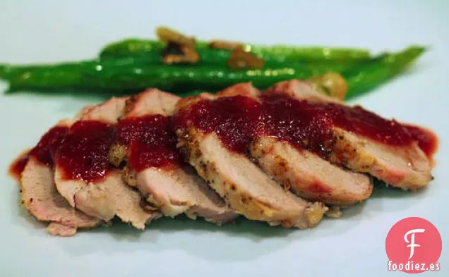 Lomo De Cerdo Con Salsa Barbacoa De Ciruela