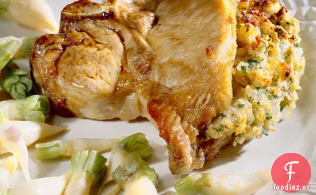 Chuletas De Cerdo Con Ripieno
