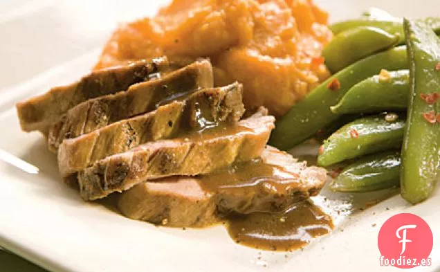 Lomo de Cerdo Marinado con Bourbon
