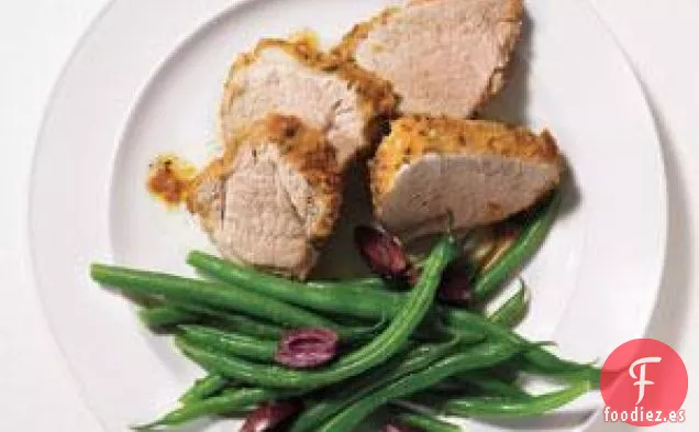 Lomo de Cerdo con costra de Romero