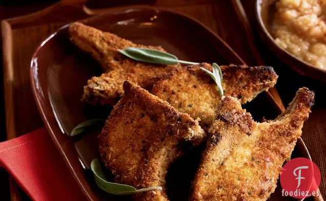 Chuletas de Cerdo Empanadas Panko