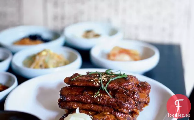 Costillas de Cerdo Glaseadas Coreanas Picantes