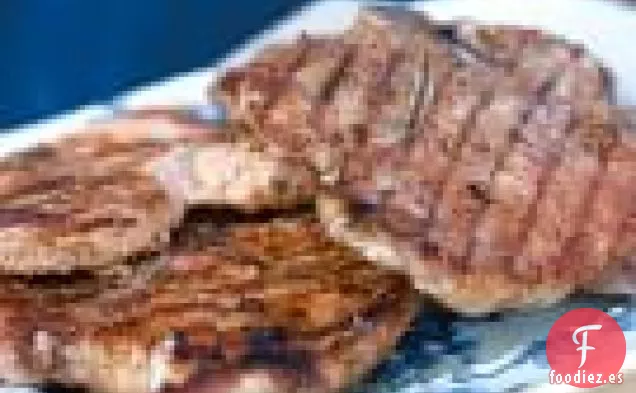 Chuletas de Cerdo de 5 especias a la parrilla