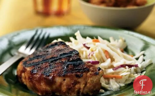Chuletas de Cerdo con Rub de Carolina