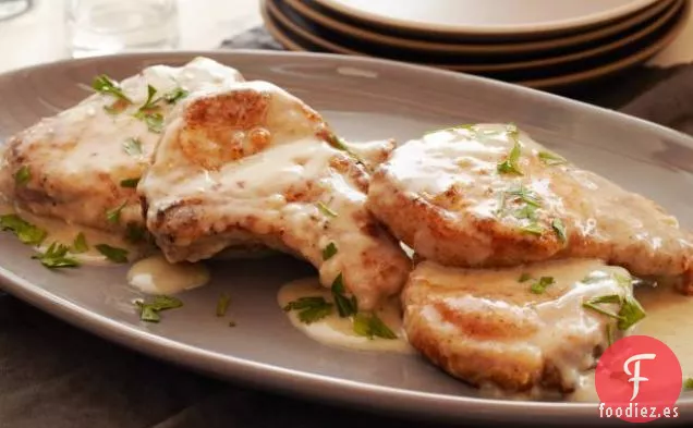 Chuletas de Cerdo Asfixiadas