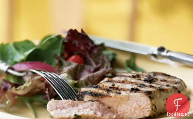 Chuletas De Cerdo En Salmuera Con Hinojo