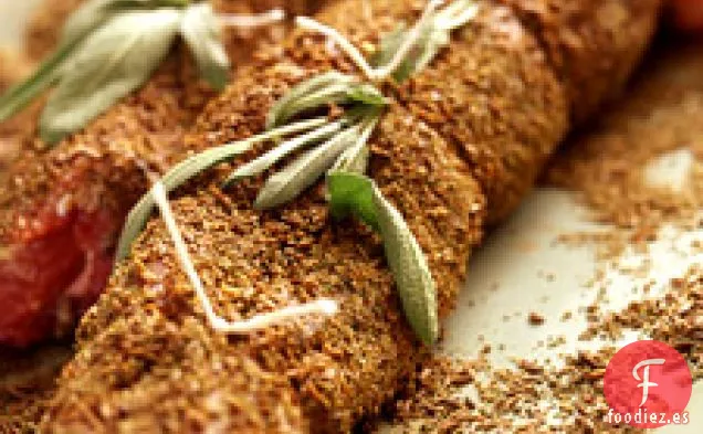 Lomo de Cerdo Asado Frotado con Especias